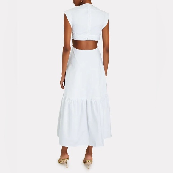 NWT A.L.C. Alexandria Dress in White Size 4 - Picture 3 of 11